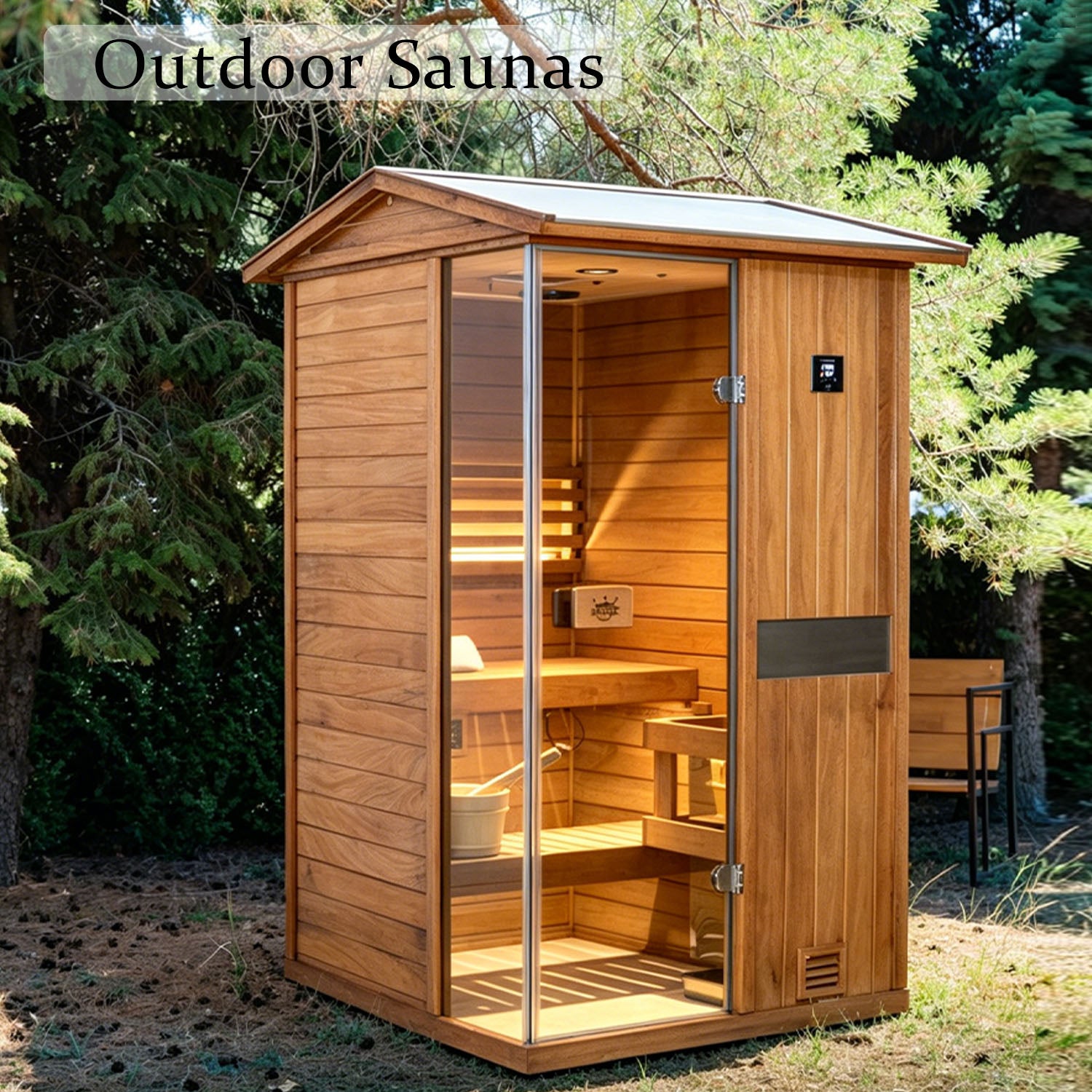 Ergonomic Sauna Backrest - HKXSC-SAUNA