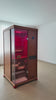 Indoor 1 person steam sauna all-round display mahogany sauna