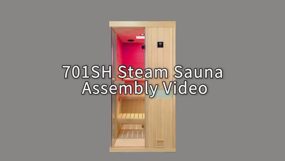 HKXSC 701SH Steam Sauna Assembly Video