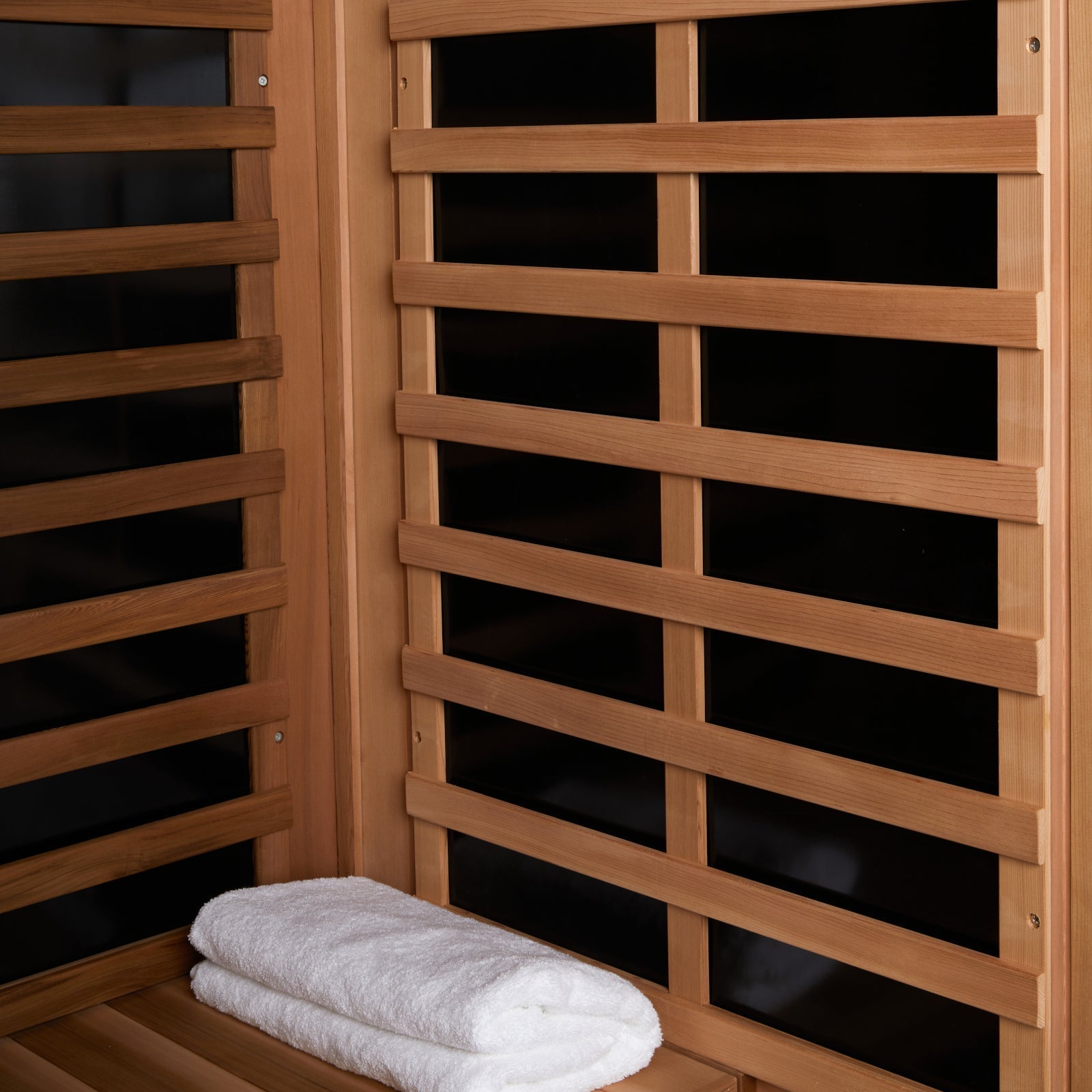 Queen 4 Person Mahogany Low EMF Infrared Sauna | 20 Minute Assembly（Sara Exclusive Purchase Link $2799） - HKXSC - SAUNA