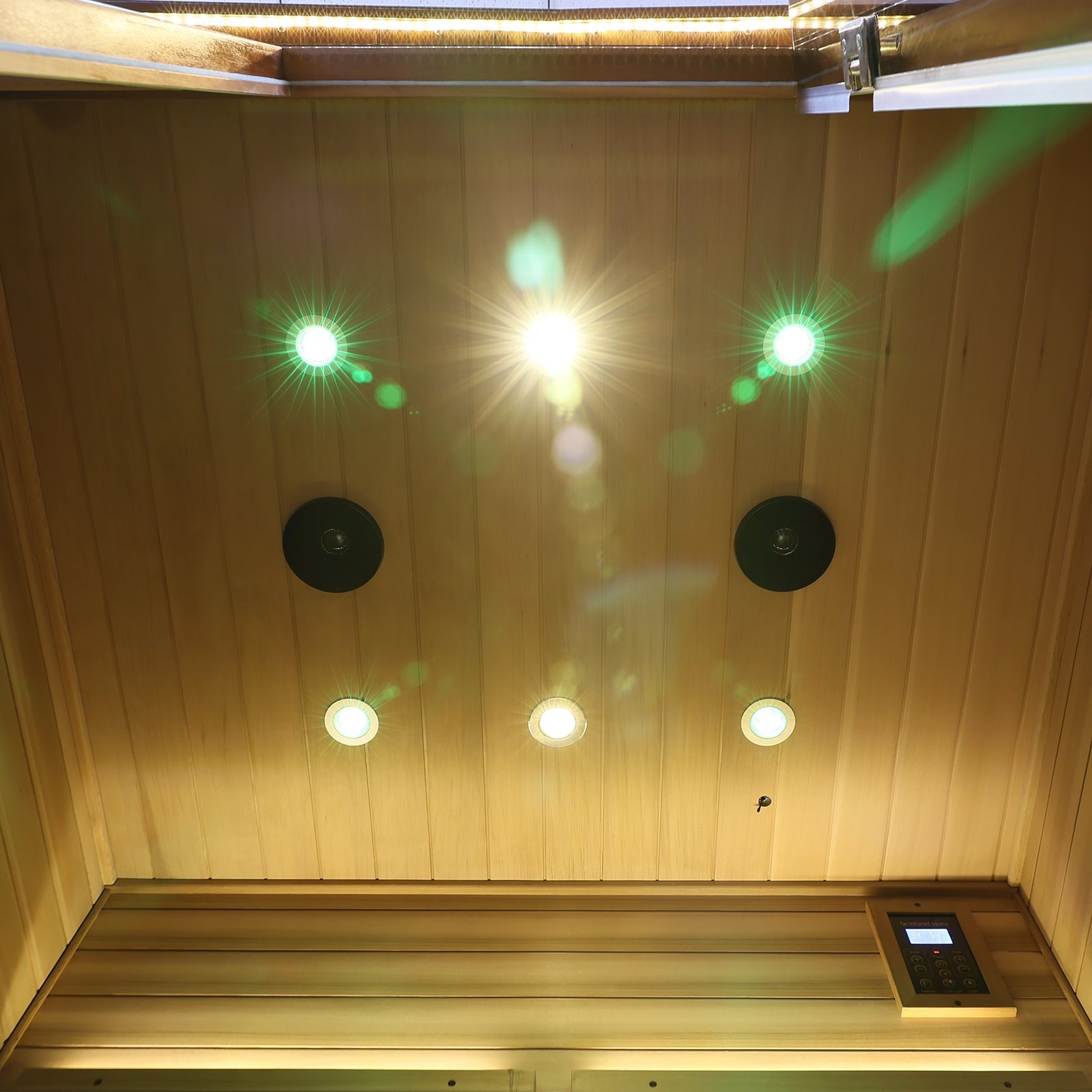 Queen 4 Person Mahogany Low EMF Infrared Sauna | 20 Minute Assembly（Sara Exclusive Purchase Link $2799） - HKXSC - SAUNA