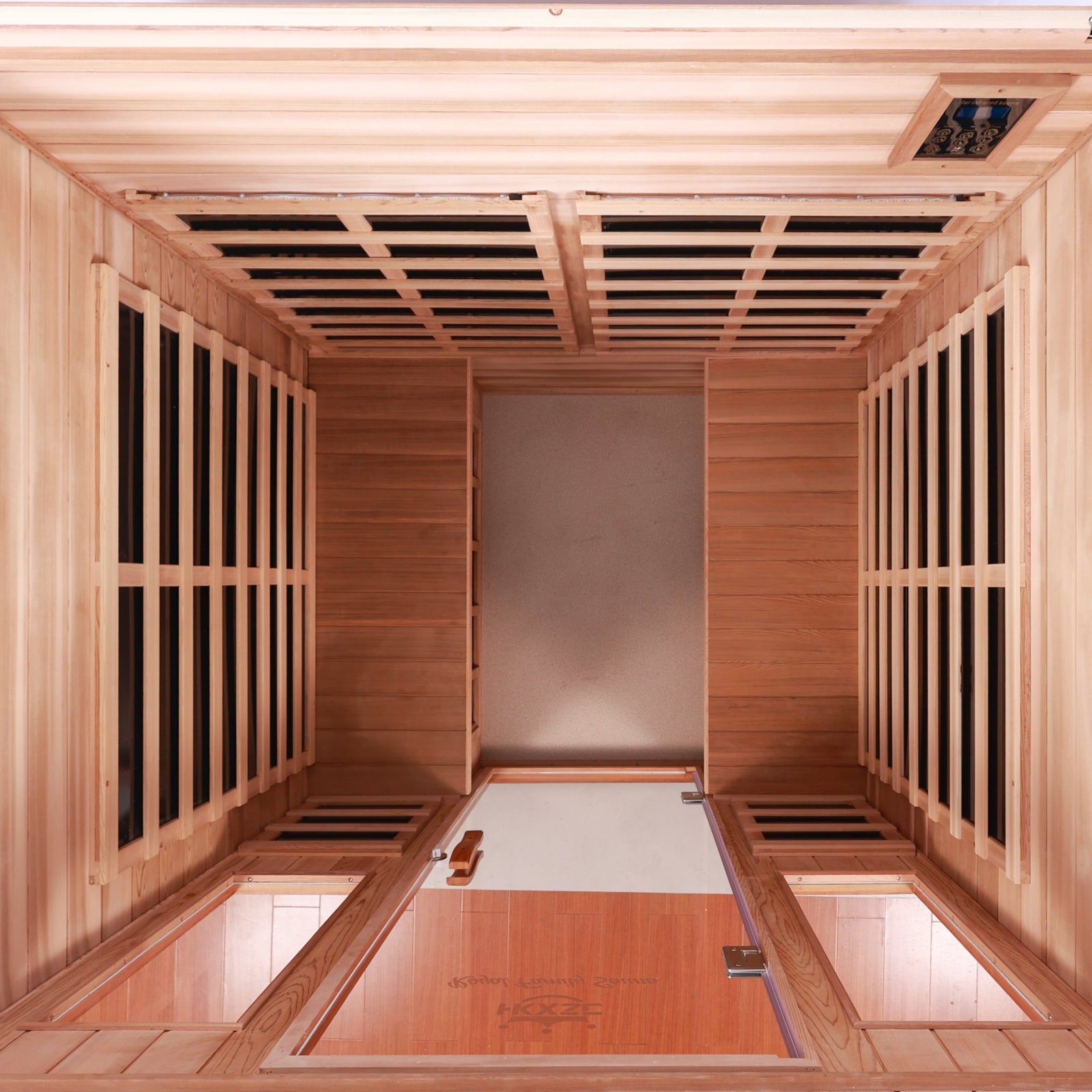 Queen 4 Person Mahogany Low EMF Infrared Sauna | 20 Minute Assembly（Sara Exclusive Purchase Link $2799） - HKXSC - SAUNA